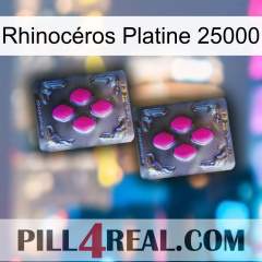 Rhinocéros Platine 25000 01